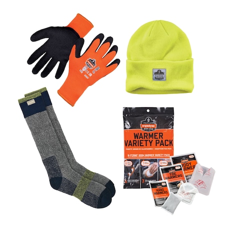 Ergodyne Kit M Gloves Winter Warming Kit 6981