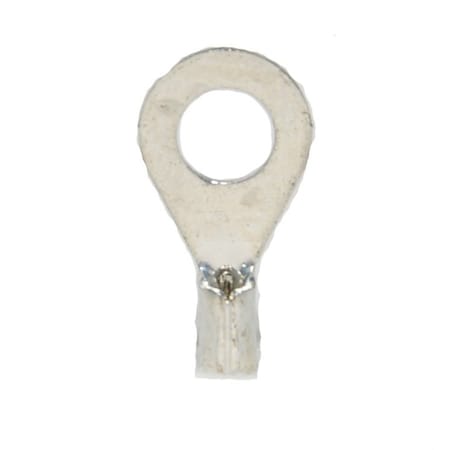 Hillsdale Terminal Ring Terminal, 1/4 in Stud Size, 14 AWG, 600 V, 1000 PK 10101BZ