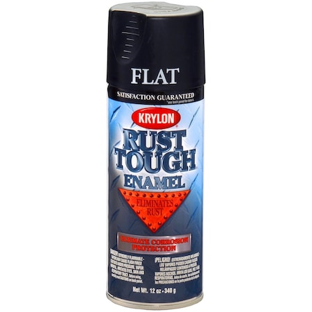 Vht Paint Rust Tough Rust Prevent; Flat Black; Aerosol Can; 12 Ounce RTA9218