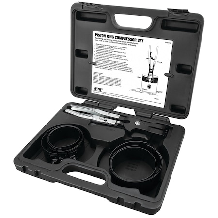 Performance Tool Piston Ring Compressor Set, SAE/Metric Bands, Engine Installation W89410