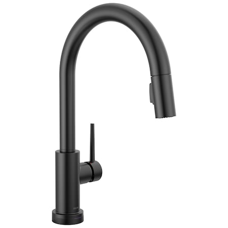 Delta Trinsic VoiceIQ Kitchen Faucet with Touch2O Technology with Touchless Technology 9159TLV-BL-DST