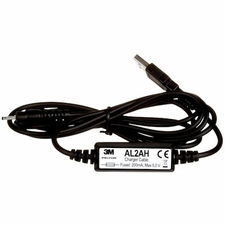 3M Peltor Charging Cable - For Battery, Radio - Black - 1 AL2AH
