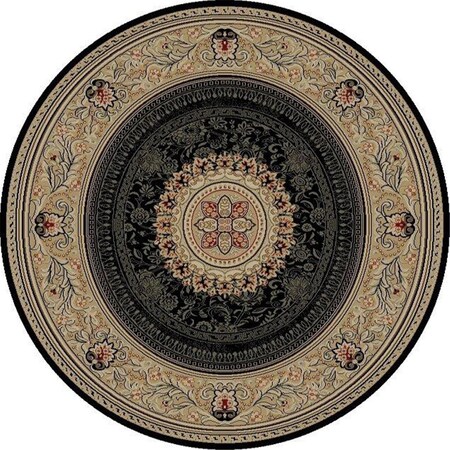 Concord Global 5 ft. 3 in. Ankara Chateau - Round, Black 65230