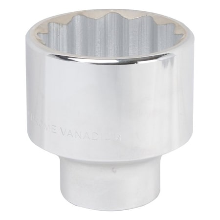 Vulcan Drive Socket, 55 mm Socket, 3/4 in Drive, 12-Point, Chrome Vanadium Steel, Chrome MT-SM6055