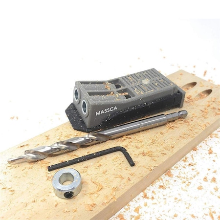 Massca Products Twin Pocket Hole Jig Set X001QWX5U9