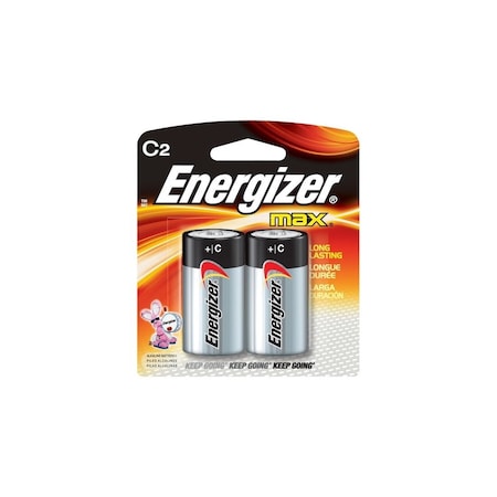 Eveready Battery Energizer C Alkaline Batteries - 2pc, 2PK E93BP-2