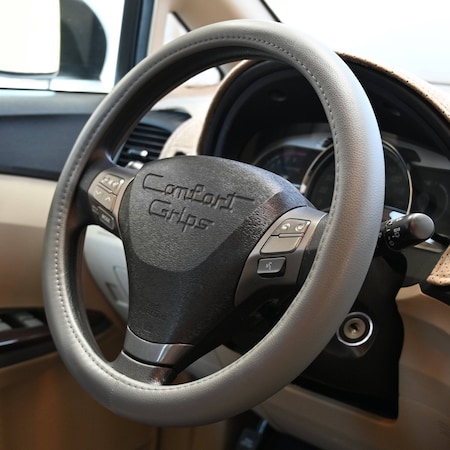 Dash Designs Comfort Grips Performa Grip 14.5in - 15.5in Steering Wheel Cover - Grey 3322GY