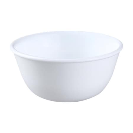 Corelle 12 oz Winter Frost Glass/Porcelain Soup/Dessert Cup Bowl 5.5 in. D 6017640