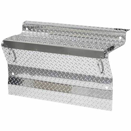 Replacement For Kenworth W900B Year 2009 34In Aluminum Battery Box Cover W/ Upper Step And Key Lock