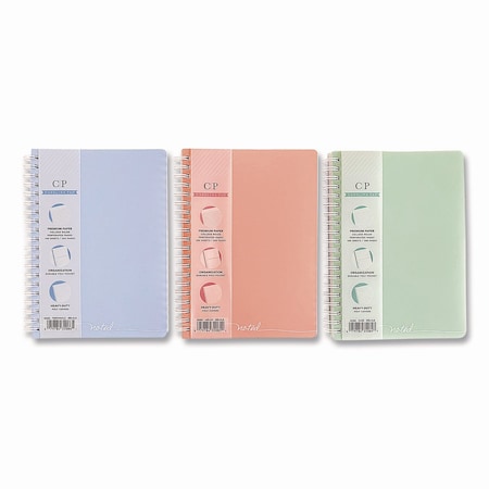 Carolina Pad Noted Personal Notebook, Medium/College Rule, Randomly Assorted Cover Color, 100 7 x 5 Sheets 35083