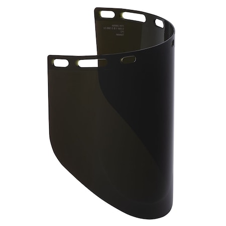 Jackson Safety Face Shield Visor, Gray Visor, 9 in Height 29059