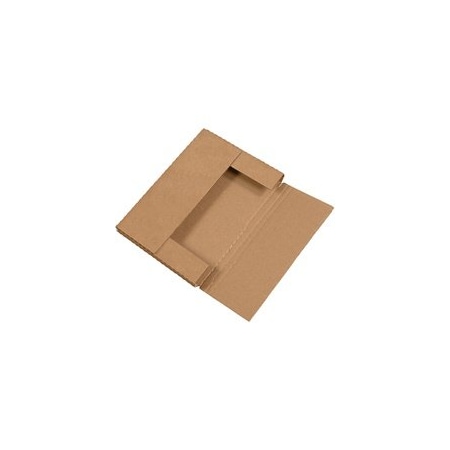 Bubblefast 50-12 1/8 x 9 1/8 x 1'' Kraft Easy-Fold Mailers, 50PK BFM1291K
