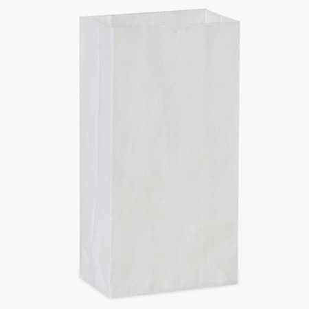 Nashville Wraps White Kraft Gift Sack, 12 lb Bag 7x4.25x13.75, 500PK B12KWH