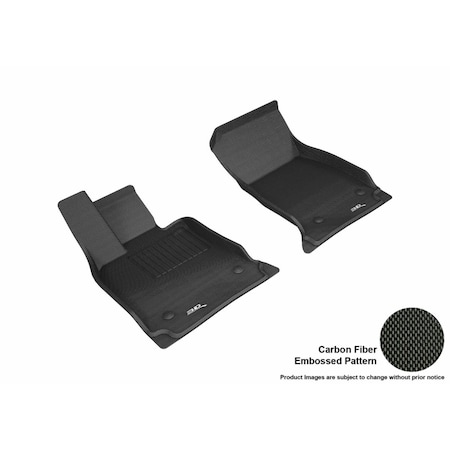 3D Maxpider Kagu R1 Floor Mat for 2016-2018 Cadillac CT6, Black L1CD01711509