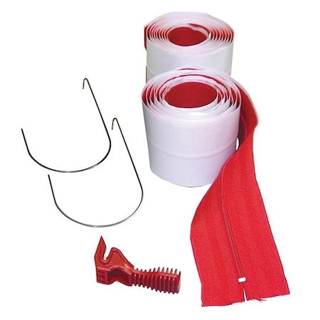 Zipwall Zipper, Heavy-Duty, 7 ft L, 3 in W, Fabric HDAZ2