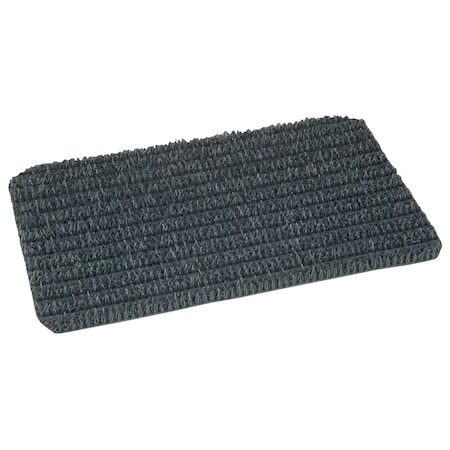 Grassworx Clean Machine Classic Flint 17.5'' x 23.5'' AstroTurf Door Mat 10372026