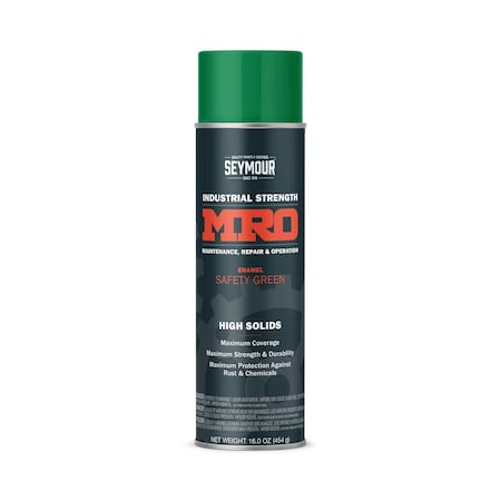 Seymour Of Sycamore MRO Industrial Spray Paint, Safety Green 620-1452