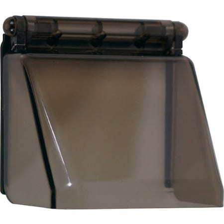 Safety Technology International Keypad Protector, Polycarbonate, Surface Mount, 3 7/8 in W x 3 in H x 2 3/4 in D, Smoke STI-6514-S