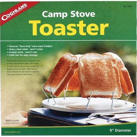 Coghlans Camp Stove Toaster, Steel 504D