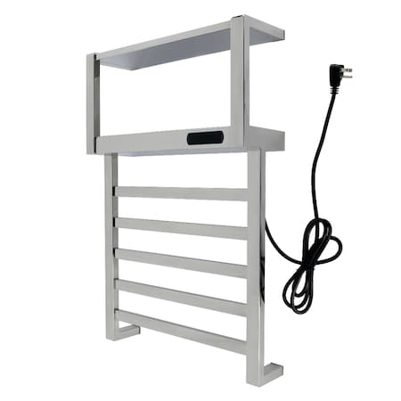 Kingston Brass Wall Mount Plug-In Towel Warmer, Polished Chrome DTC182831