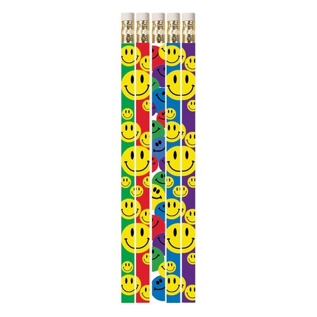 Musgrave Pencil Co Happy Face Assorted Motivational Pencils, 144PK MUS1467G