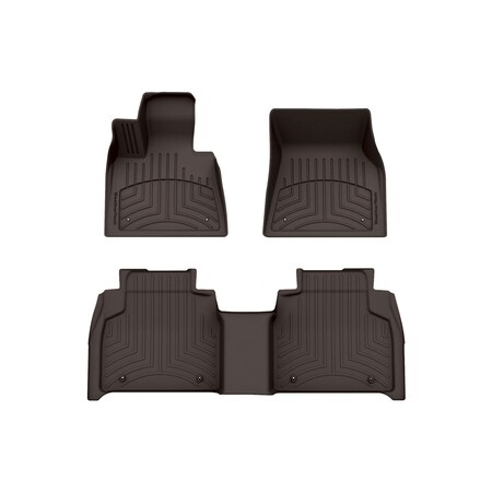 Weathertech Cocoa, Front and Rear FloorLiner HP 4715071-4718052