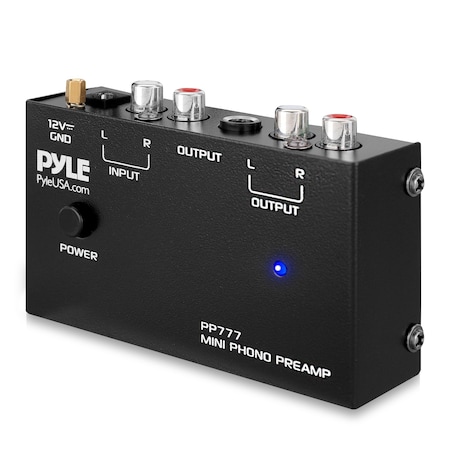 Pyle Mini Phono Turntable Preamp PP777
