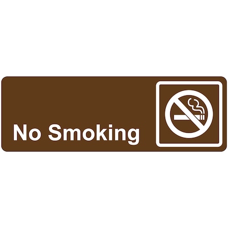 Non-Branded Door Sign - No Smoking SN505