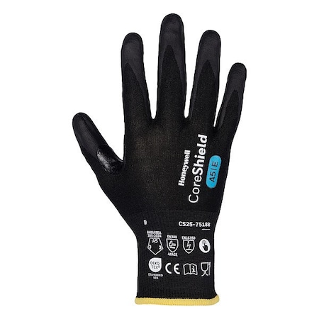 Honeywell Cut Protection Glove, Cut Level A5 , Nitrile Foam , Foam , M 1 PR CS25-7518B-8