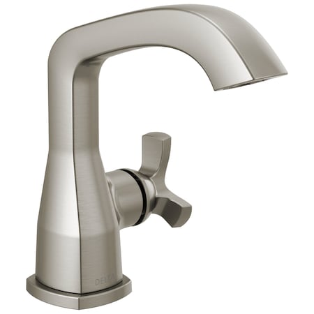 Delta Stryke Single Handle Bathroom Faucet, 6.56 in, Lumicoat Stainless 5766-SS-PR-LPU-DST