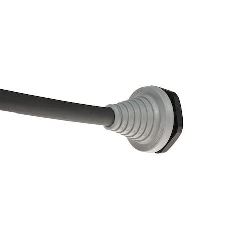 Detas DES-PDP 50B Pyramid Plate w/ Locknut, M50x1.5, Black 1732052050