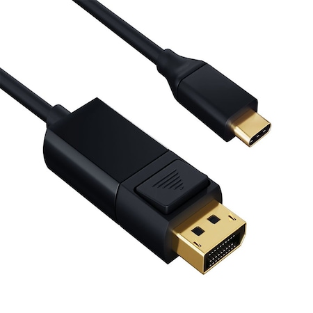 Sanoxy 6ft USB 3.1 Type C Male to DisplayPort 4K at 60Hz Male Cable, Black SNX-CBL-LDR-U3110-1106
