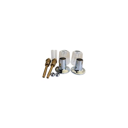 Larsen Supply Co. Price Pfister, Two Valve, Windsor, Tub & Shower, Trim Set, With Stems 2619156