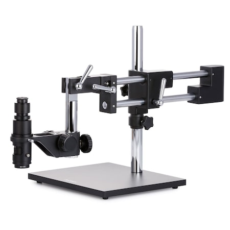 Amscope H800 Zoom Digital Inspection Monocular Stereo Microscope 0.7X-5X on Double-Arm Boom-Stand H800-DAB
