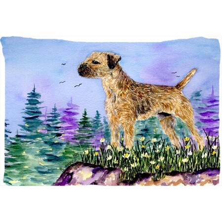 Carolines Treasures Border Terrier Moisture Wicking Fabric Standard Pillowcase - 20 x 30 in. CA66885