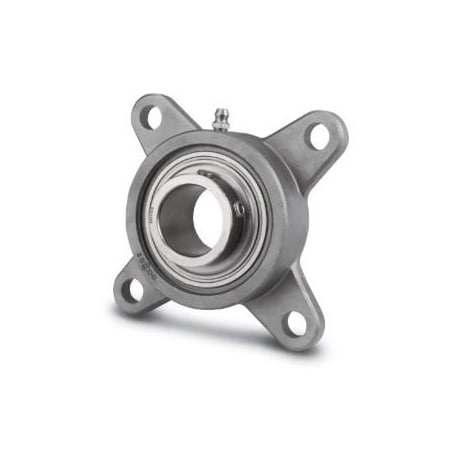 Dodge Industrial E-Z Kleen Mounted Bearing, SCEZ Normal Duty Stainless Steel, 4-Bolt Flange 080914 F4B-SCEZ-104S-SHCR