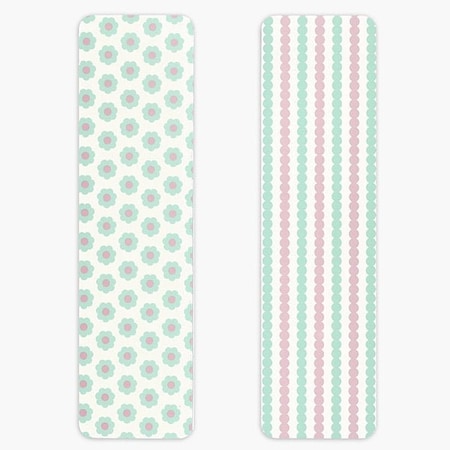 Nashville Wraps Pastel Floral Cookie Backer Cards, 2.625x9.5, 25PK GCBPF29
