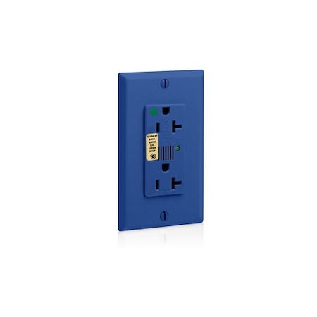 Leviton PlugsandReceptacles, 20A, 125VAC, Bl, Nylon 8380-B