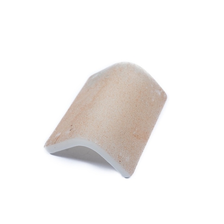 Apollo Tile Lucenza 2x2 in. Clay Beige Matte Recycled Glass Corner L-shape Tile (2.8 sq ft/case) 96PK APLGIO88CLACORA
