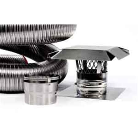 National Chimney M-Flex 6 in. ID x 25 ft. Liner Insert Kit CB625BK