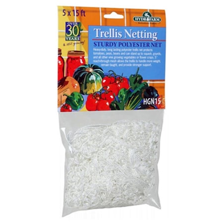 Hydrofarm HGN15 5 x 15 ft. Heavy Duty Trellis Netting 190669