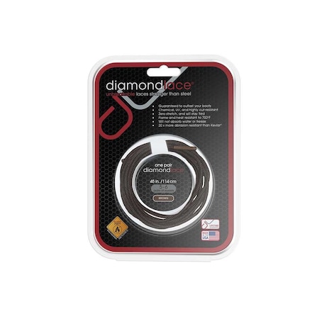 Diamond Performance Diamondlace 45-In. Brown Fire Resistant DL045BRO.DIA
