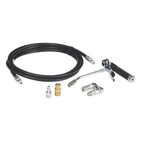 Graco DischargeHoseKit, 1/4inDia, 1ftL, Rubber 222070