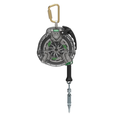 Msa Safety Self Retracting Lanyard; Synthetic Rope VTOHR-101-ME-A
