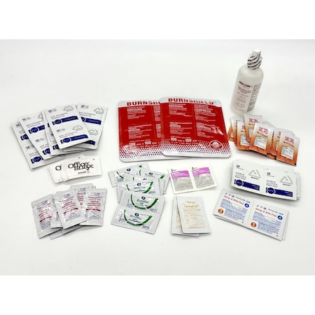First Voice ANSI Class B First Aid Go Kit Replacement Pocket 3: Antiseptics & Medications P3-ANSI-2021-CLASS-B