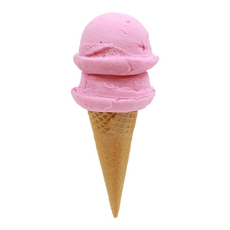 Back2Basics 4 ft. Double Scoop Strawberry Ice Cream Cone BA3280065