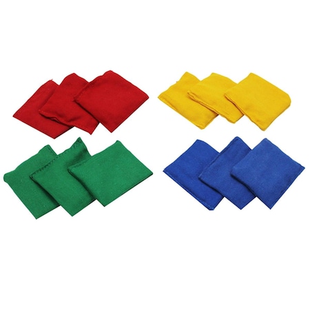 Dick Martin Sports 3 x 3 in. Bean Bags Nylon Cover Plastic Bead Filling, 24PK MASBB33-2