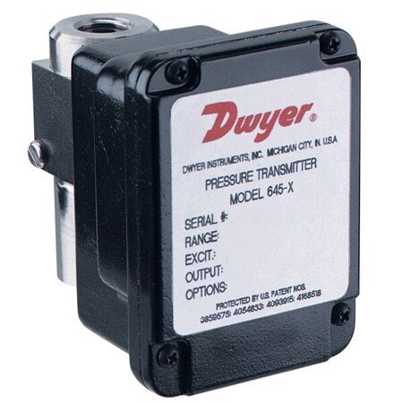 Dwyer Instruments DP Trans Wet 0-100psid 4-20ma 3vlv 645-6-3V