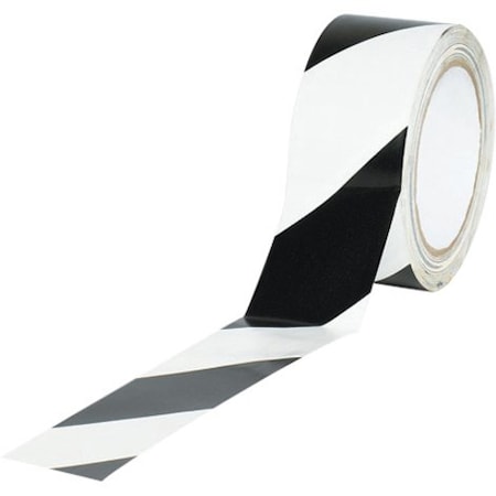 Partners Brand Tape Logic Striped Vinyl Tape, 7.0 Mil, 3" x 36 yds., Black/White, PK16 T9336BW