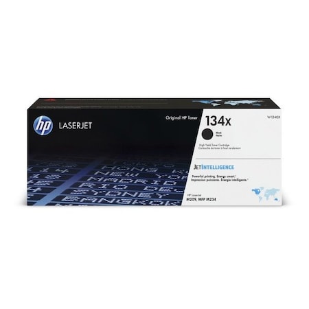Hp 134A (W1340A) Black Original LaserJet Toner Cartridge (2,400 Yield) W1340X